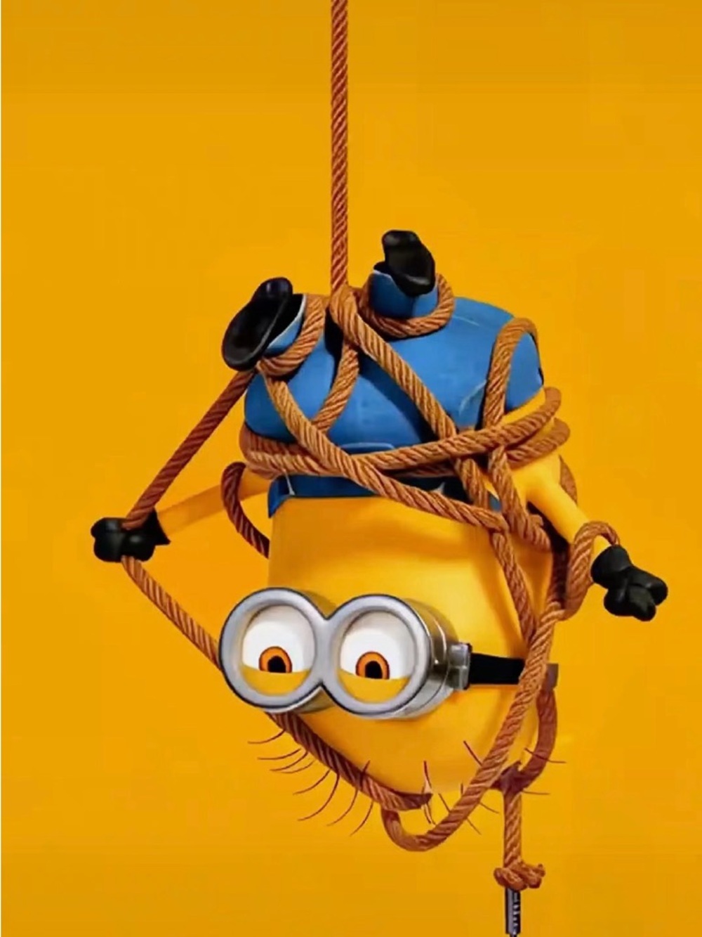 Disney Yellow Minion Hanging Rope Toy